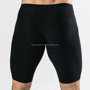 Vêtements de sport Shorts de cross-fit pour hommes Shorts de fitness Shorts de course avec short de compression intégré pour hommes Fabriqués au Pakistan - Product Image 4