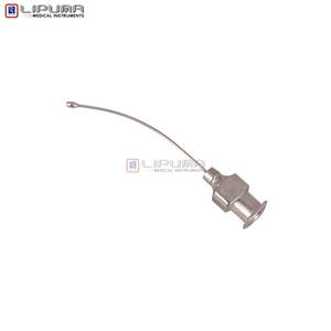 Aguja de sutura oftálmica, Punta traumática en forma de oliva, Control de tejido, perforación escleral minimizada, instrumentos médicos microquirúrgicos - Product Image 2