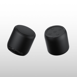 3W BT Speaker SPA-150 Mini LED negro resistente al agua con micrófono Comunicación auxiliar Gabinete de plástico y metal - Product Image 4