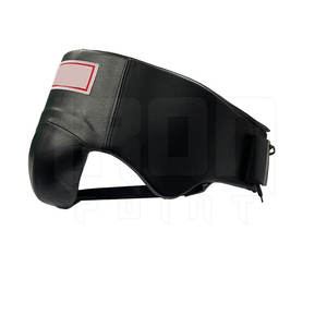 Protector de ingle cómodo y ecológico con logotipo personalizado de cuero de alta calidad de último estilo para entrenamiento de boxeo MMA - Product Image 2