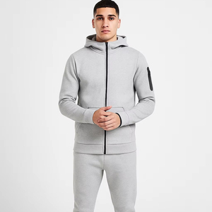 Ropa deportiva de la mejor calidad, chándales de invierno 2024, logotipo personalizado, entrenamiento de algodón de lana tecnológica para hombres, chándal de talla grande para correr - Product Image 1