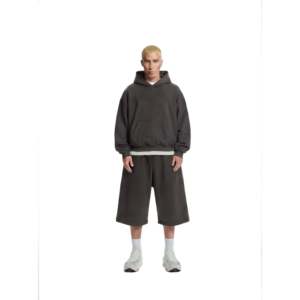 Pantalones Cortos Deportivos Z24 Volcanic Ash, 530GSM, Forro Polar Orgánico, Estilo Pantalón Transpirable para Deportes y Actividades al Aire Libre - Product Image 2