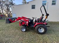 TRACTOR CARGADOR MAHINDRA 2126 DE ALTO RENDIMIENTO, 25.3 HP, 4X4, MOTOR DIÉSEL DE 3 CILINDROS, SISTEMA DE TRANSMISIÓN HIDROSTÁTICA DE 3 RANGOS EN VENTA