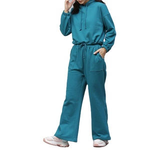 Otoño Invierno Sweatsuit Chándal Algodón Conjunto de dos piezas Conjunto de pantalones para mujer Joggers Stacked Track 2026 - Product Image 5