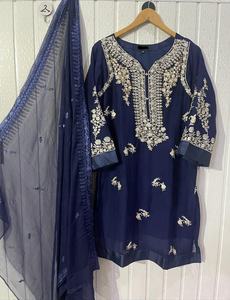 Latest Collection Women Fancy Dresses Wear 3 Piece <b>Stitched</b> Dresses Best Selling <b>Product</b> 2022 - Product Image 2