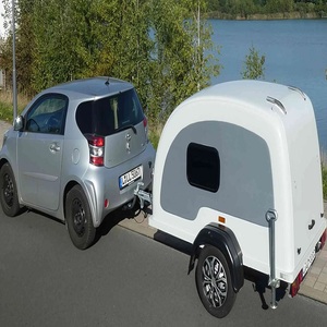 Mini caravana con ducha, entrega rápida, tamaño perfecto para viajes y exploración, gran comodidad para acampar - Product Image 3