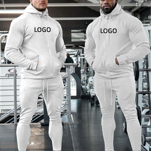 Chándal de Forro Polar Técnico 1:1 para Hombre, Chándal Deportivo con Capucha y Cremallera, Transpirable, con Logotipo Personalizado de Alta Calidad, Estampado Lavado Ácido, para Invierno - Product Image 3