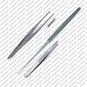 Ensemble de pansements chirurgicaux réutilisables en acier inoxydable de haute qualité pour la chirurgie générale, alimentation manuelle, certifié CE TETRA - Product Image 4