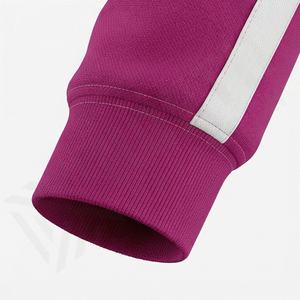 Conjunto Deportivo con Cremallera, Diseño Único, Manga Larga, Capucha, Cintura Elástica, Casual, Color Sólido, 100% Algodón, Transpirable y Ligero - Product Image 6