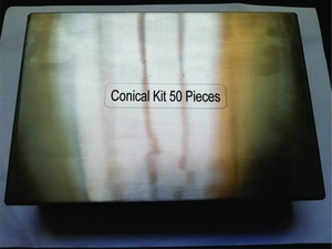 Kit de 50 instruments chirurgicaux pour implants dentaires, dilatateur osseux, perceuse manuelle, clé, cylindre en acier inoxydable, réutilisable, CE Dogmatic - Product Image 6