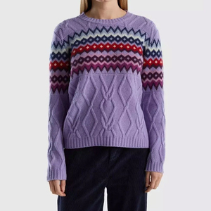 Suéter de Punto de Manga Larga para Mujer, Transpirable, Antiarrugas, con Logotipo Frontal, Nuevo Diseño, Estilo Moderno, Gran Venta - Product Image 6