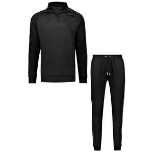 Nouvel ensemble de survêtement pour homme en polyester, décontracté, respirant, léger, jogging, pull uni, teinture unie, sweat-shirt - Product Image 4