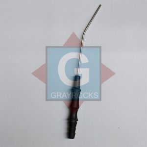 Instrument d'aspiration chirurgical de précision Zoellner, procédures ORL manuelles, tube en acier inoxydable, certifié CE classe I - Product Image 1