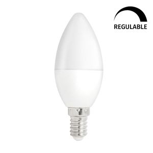 Lámpara vela LED regulable E14 6W 3000K 480Lm (Spectrum WOJ+14381) - Product Image 2