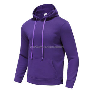 Sweat-shirts pour hommes de haute qualité 100% coton Streetwear Pull avec logo brodé personnalisé Sweat-shirts basiques vierges - Product Image 5