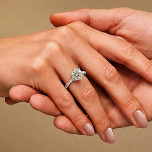 Bague Zarkan « Poing de Fée » en argent, taille unique, plaquée or, tendance, avec forme de chiffre, pour fiançailles - Product Image 1