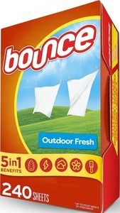 Feuilles assouplissantes pour sèche-linge Bounce, parfum Fraîcheur Extérieure, boîte de 240 unités - Product Image 3