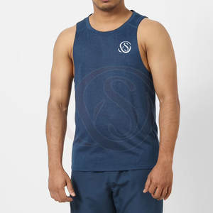 STYLEGRAM WEARS Débardeur respirant en coton/fibre de bambou pour homme avec col rond pour la gym, le fitness, l'entraînement, le yoga, sans manches - Product Image 4