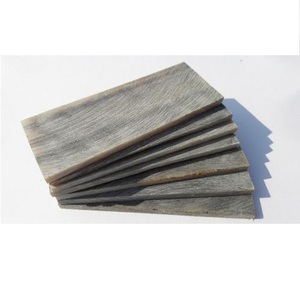 Plaque de corne de buffle et de boeuf avec cadre poli Agate noire naturelle Oeil optique Utilisation de produit animal élégant - Product Image 1