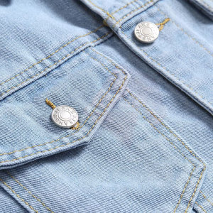 Veste en jean pour homme sur mesure, OEM ODM, qualité supérieure, coton denim, style boutonné, vêtements décontractés, vente en gros d'usine - Product Image 4