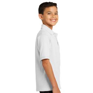 Polo de golf à coupe sèche pour garçons, avec logo gratuit et design personnalisé, tissu jersey 100% polyester à sublimation - Product Image 3