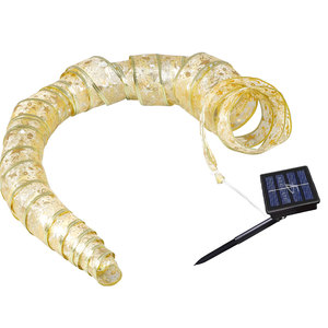 Ruban LED solaire magique de 5 mètres, éclairage durable en plastique imperméable pour Noël - Product Image 1