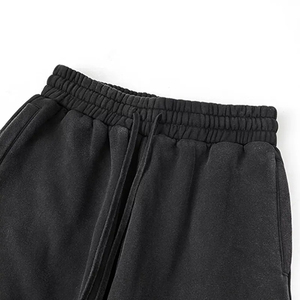 Pantalones Deportivos de Felpa de Algodón Grueso Estilo 2026, Lavado Ácido Decolorado al Sol, Estilo Casual Holgado y Acampanado para Hombre - Product Image 4