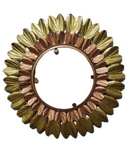 Miroir mural à cadre fait main grand miroir de ferme rustique décor vertical ou horizontal suspendu pour salle de bain vanité salon - Product Image 1