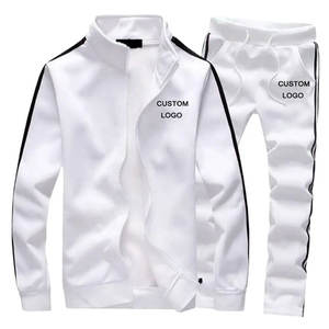 2025 Logo personnalisé hommes deux pièces fermeture éclair sport entraînement survêtement ensemble marque privée personnalisable respirant survêtement pour l'hiver - Product Image 1