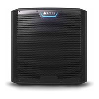Caisson de basses Alto Professional TrueSonic TS12S Série TS4 1250W Noir Modèle 11400154 Bass Reflex passif 12 pouces Filaire Bois Fabriqué en Italie