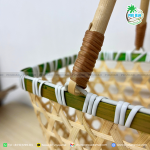 TOP PRODUCT Export From Vietnam Sustainable and Stylish Bamboo <b>Baskets</b>: A Natural Choice for Every Home - Product Image 3