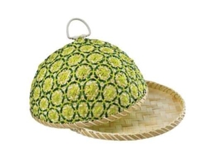 Lưới Vòm Thực Phẩm Dệt Tre Tấm Che Thực Phẩm Bằng Tre/Lều Thực Phẩm Trong Hiên Giỏ Lưới Bọ/Lưới Dây Tròn Tự Nhiên Tấm Che Thực Phẩm Bằng Tre Cho Gia Đình - Product Image 2