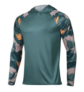 Novedades en Ropa de Pesca, Camisas con Protección UV de Secado Rápido, Ropa de Pesca de Manga Larga para Exteriores, Sudadera con Capucha de Pesca de Camuflaje para Torneos - Product Image 6