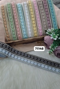 งานปักลายดอกไม้ออกแบบได้ตามต้องการในหลากหลายสีสันในดีไซน์ดอกไม้ที่มีความกว้าง3นิ้วสำหรับเสื้อผ้าสุภาพสตรี - Product Image 3