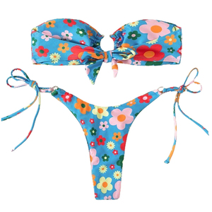 Conjunto de Bikini para mujer de Material duradero, superventas, transpirable, cómodo, diseños clásicos, conjunto de Bikini para mujer con logotipo/color personalizado - Product Image 6