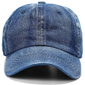 Gorra de Béisbol de Mezclilla de Algodón para Hombre y Mujer, Casual, Clásica, Ajustable, Lisa, para Actividades al Aire Libre, con Bordado Personalizado, Logotipo 3D, Visera Curva - Product Image 6