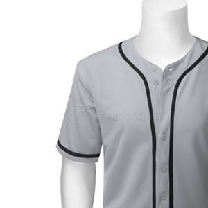 Vente directe d'usine TESPOO SPORTS TS-1304 Maillot de baseball et de softball pour hommes, taille plus, respirant, séchage rapide, 100% polyester, sport - Product Image 5