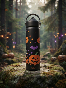 Kochav Halloween Pumpkin Stainless Steel Water Bottle Reusable Insulated Drink Bottle for Adults Outdoor Use - Product Image 4