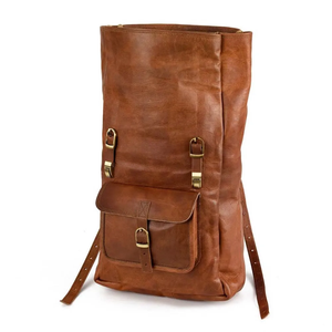 กระเป๋าเป้หนังสไตล์วินเทจสุดหรูมีสไตล์สำหรับผู้หญิงกระเป๋าเป้สะพายหลังสำหรับผู้หญิงแบบพกพามีซิปอเนกประสงค์ - Product Image 2