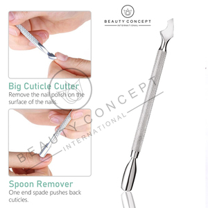 Instrument de soin des cuticules ultra-raffiné : Repousse-cuticules de précision et embout de nettoyage pour des résultats lisses, propres et détaillés - Product Image 5