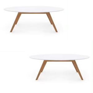 โต๊ะกาแฟทรงกลมทำด้วยมือจากอินโดนีเซียเฟอร์นิเจอร์แก้วสำหรับห้องนั่งเล่น - Product Image 5