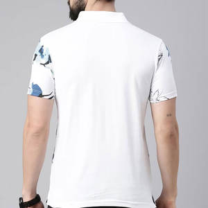 Camisetas Polo para hombre servicio OEM 100% algodón manga corta antiarrugas cómodo transpirable ropa de trabajo elegante - Product Image 3