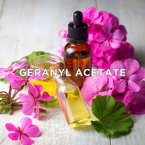 Geranyl acetate กลิ่นหอมตามธรรมชาติของสารเคมี | ส่วนผสมบริสุทธิ์สำหรับน้ำหอมเครื่องสำอางรสชาติและน้ำมันหอมระเหย | ขายส่ง - Product Image 4