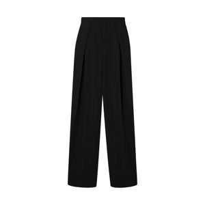 Pantalon large taille mi-haute en mousseline de soie/coton, style décontracté, haute couture, écologique, motif printanier, taille Queen, le plus vendu - Product Image 1