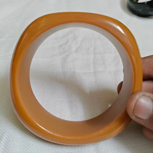 Brazaletes de resina de diseño indio, superventas, brazalete de boda romántico para mujer, Perla de imitación certificada IGI, tamaño de Color personalizado - Product Image 1