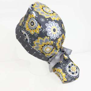 Gorros Quirúrgicos Unisex Ajustables, Tela Transpirable de Alta Calidad, Accesorios para Uniformes de Enfermería, Medicina y Clínica - Product Image 5