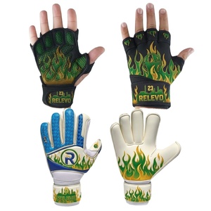 Guantes de Portero de Fútbol Unisex RELEVO INDUSTRIES con Cierre de Gancho y Bucle Ajustable, Protección para los Dedos, Reforzados - Product Image 1