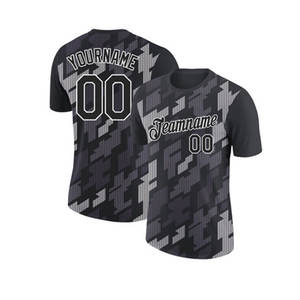 เสื้อยืดแห้งเร็วของผู้ชายเสื้อยืดรัดกล้ามเนื้อสำหรับออกกำลังกายกีฬายิมฟิตเนสโลโก้กำหนดเอง - Product Image 3