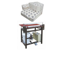 Machine d'emballage manuelle à scellage thermique pour papier toilette, idéale pour les petites entreprises et les cartons