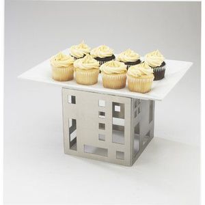 Soporte redondo para pizza de la mejor calidad en acabado negro de hierro sólido Vajilla elegante para exhibición de servicio de cocina y restaurante - Product Image 6